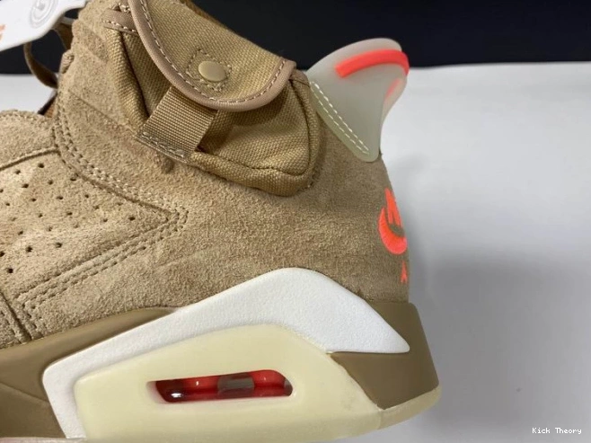 Kicktheory Khaki Retro DH0690-200 Air Travis Jordan 6 Scott British 0713